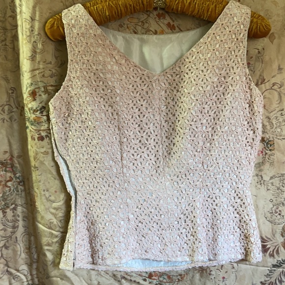 Vintage Ilene Ricky SZ S (runs Small) Tank Top Boho Bohemian Blouse - Picture 5 of 7